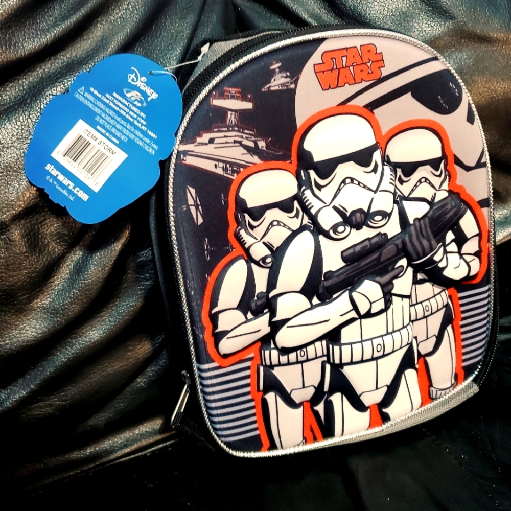 Star Wars 3D Insulated Lunch BagStorm Troopers.  Back to School Deal ALL $25